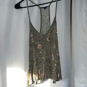 Aeropostale Floral Tank